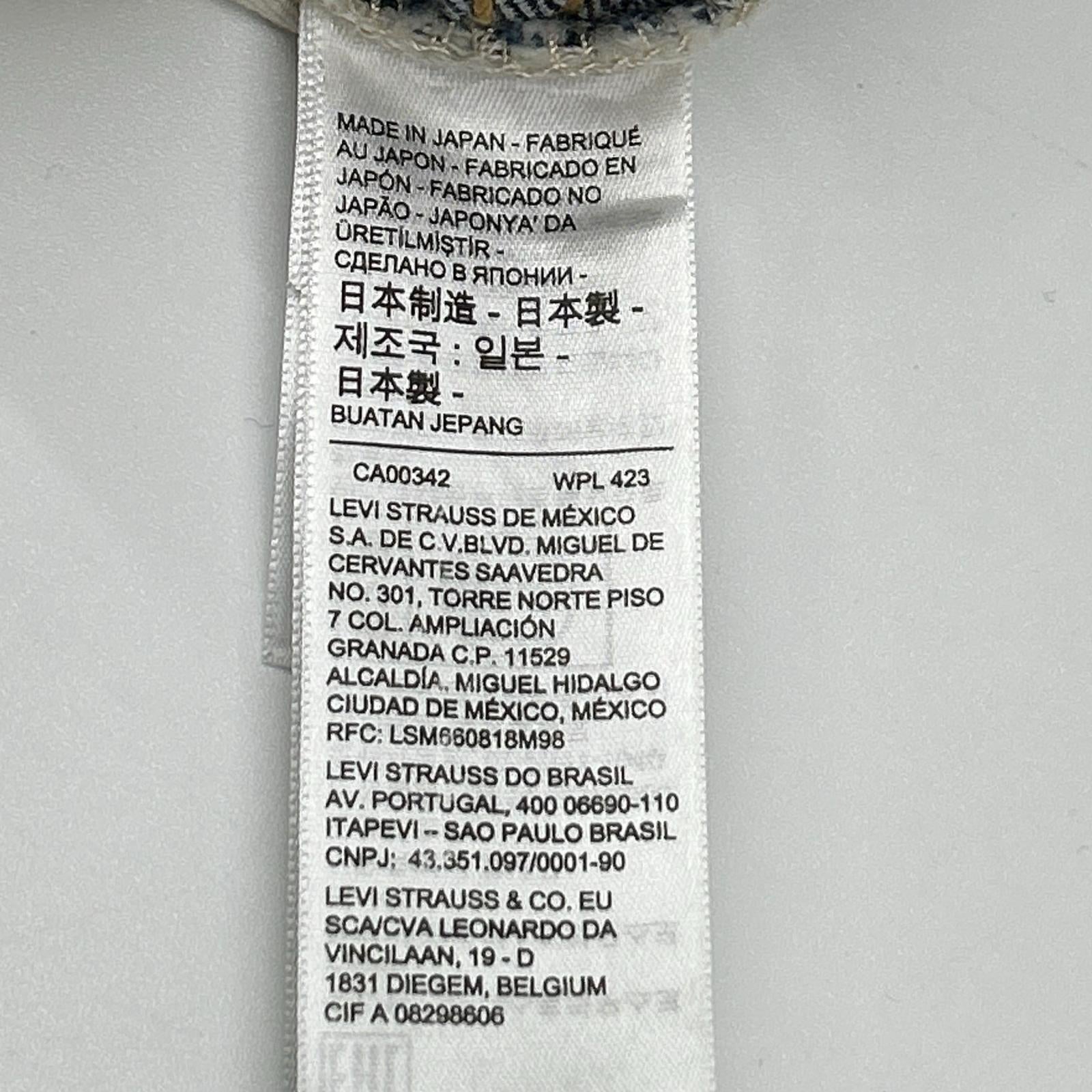 LEVI'S リーバイス LVC　ブルー ストレートデニムパンツ PC9-50154-0091 ボトムス