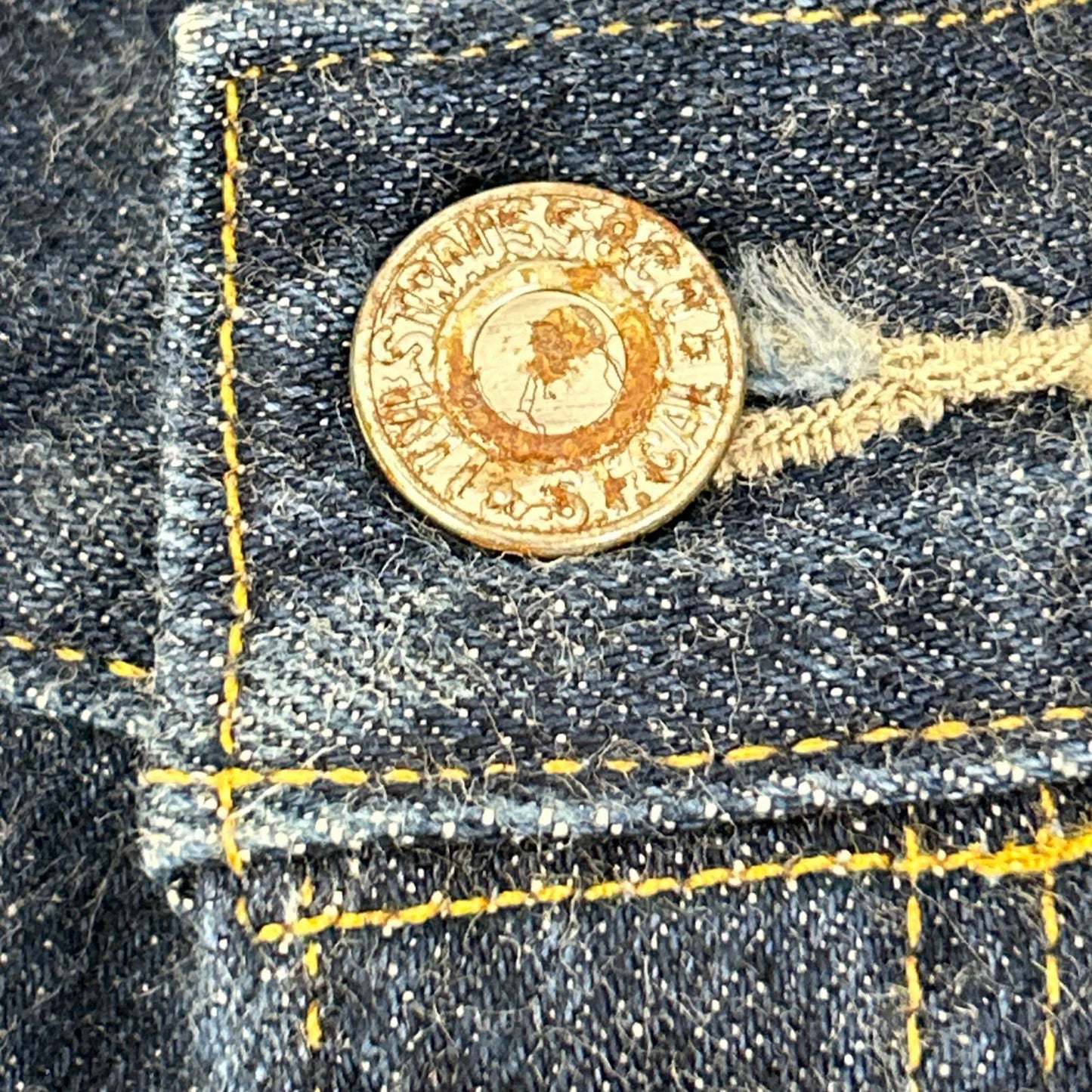 LEVI'S リーバイス LVC　ブルー ストレートデニムパンツ PC9-50154-0091 ボトムス