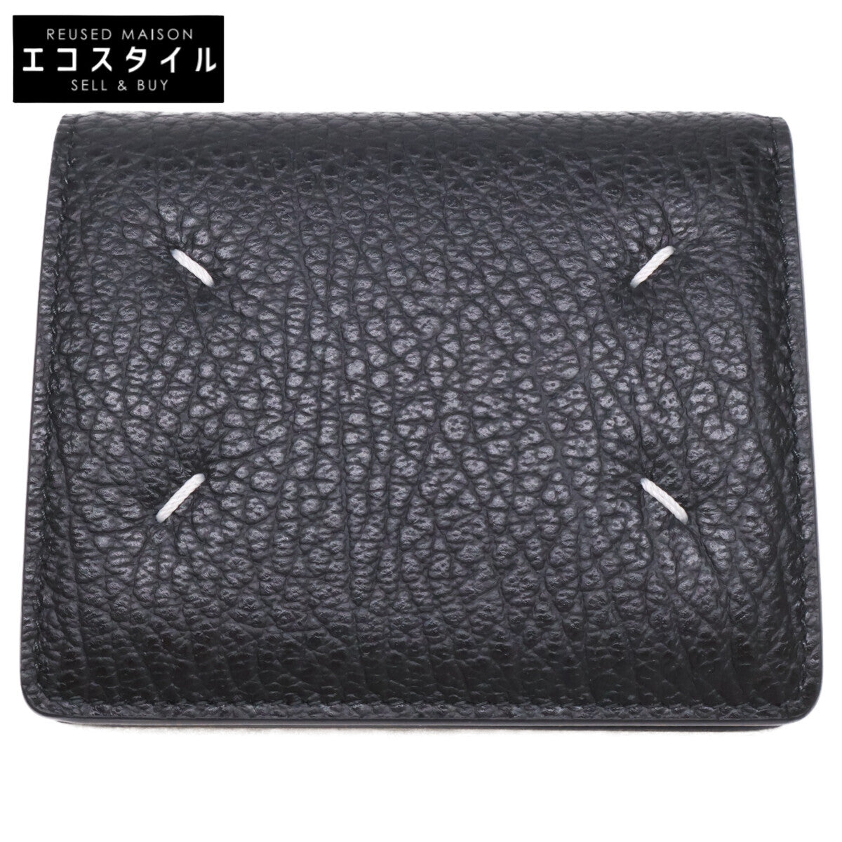 Maison margiela メゾンマルジェラ 【美品】11 S56UI0140 P4455 T8013 4ステッチ 二つ折り ウォレット 二つ折り財布（小銭入れあり）