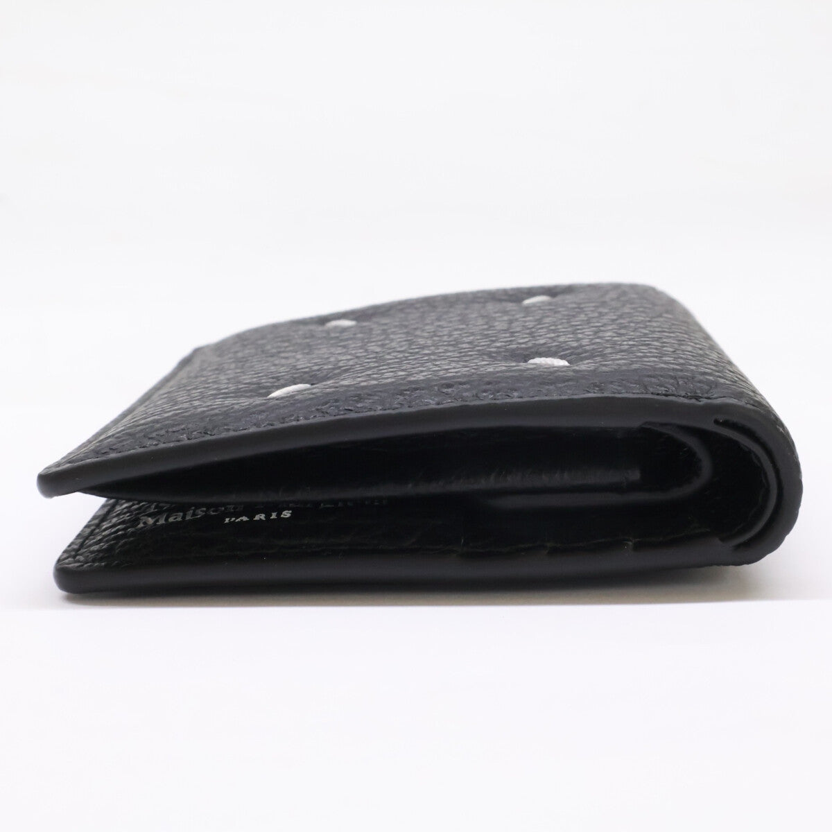 Maison margiela メゾンマルジェラ 【美品】11 S56UI0140 P4455 T8013 4ステッチ 二つ折り ウォレット 二つ折り財布（小銭入れあり）