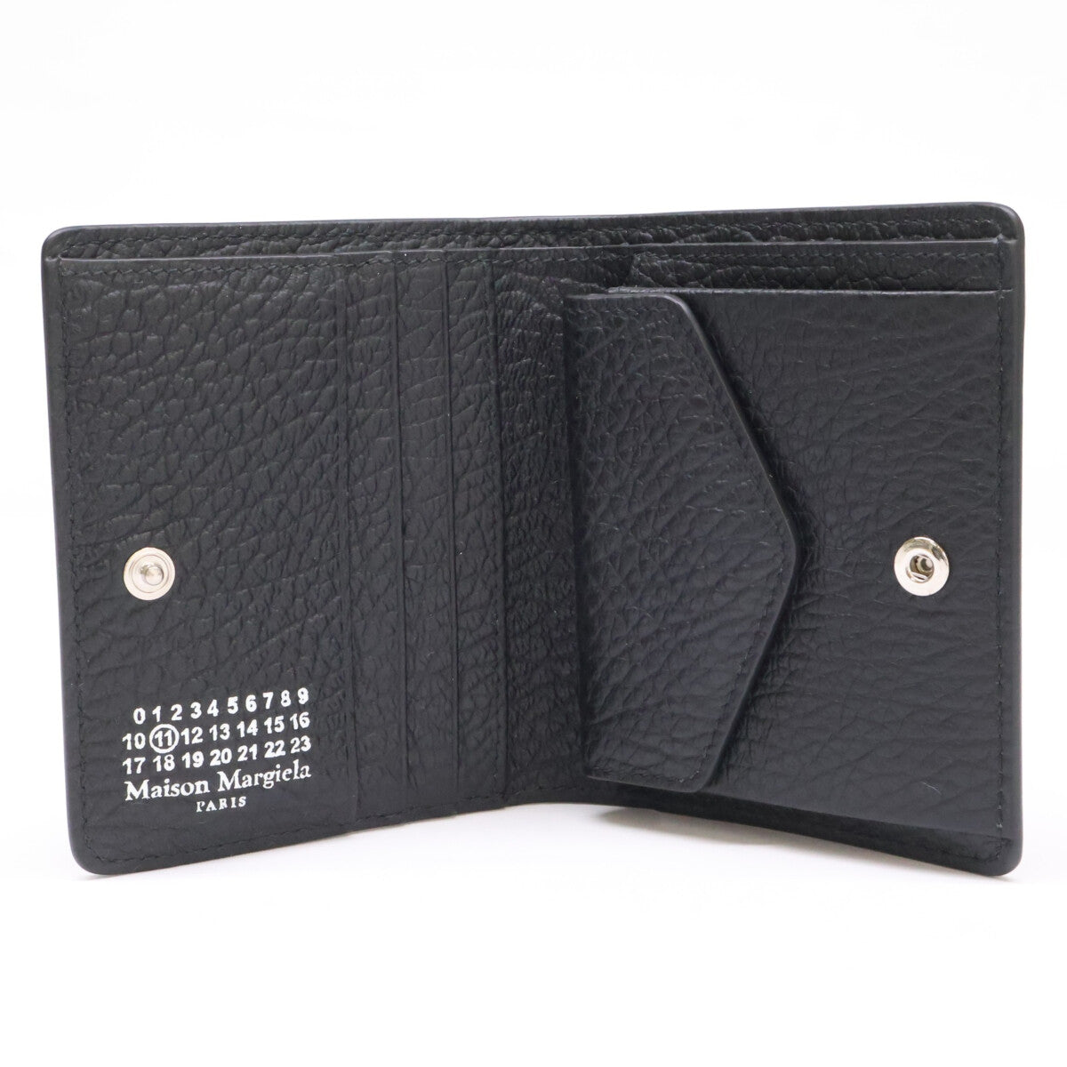 Maison margiela メゾンマルジェラ 【美品】11 S56UI0140 P4455 T8013 4ステッチ 二つ折り ウォレット 二つ折り財布（小銭入れあり）