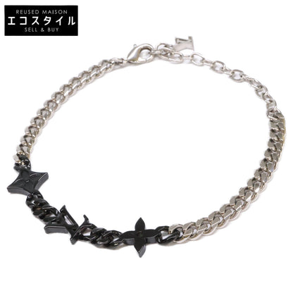 LOUIS VUITTON ルイヴィトン 【美品】M1312A モノグラム ロウ ブレスレット