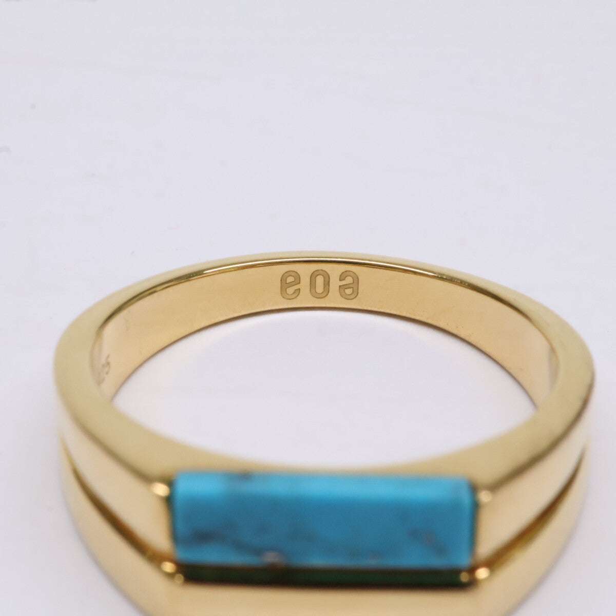eoa イーオーエー 【美品】925 ストーンダブル リング 指輪
