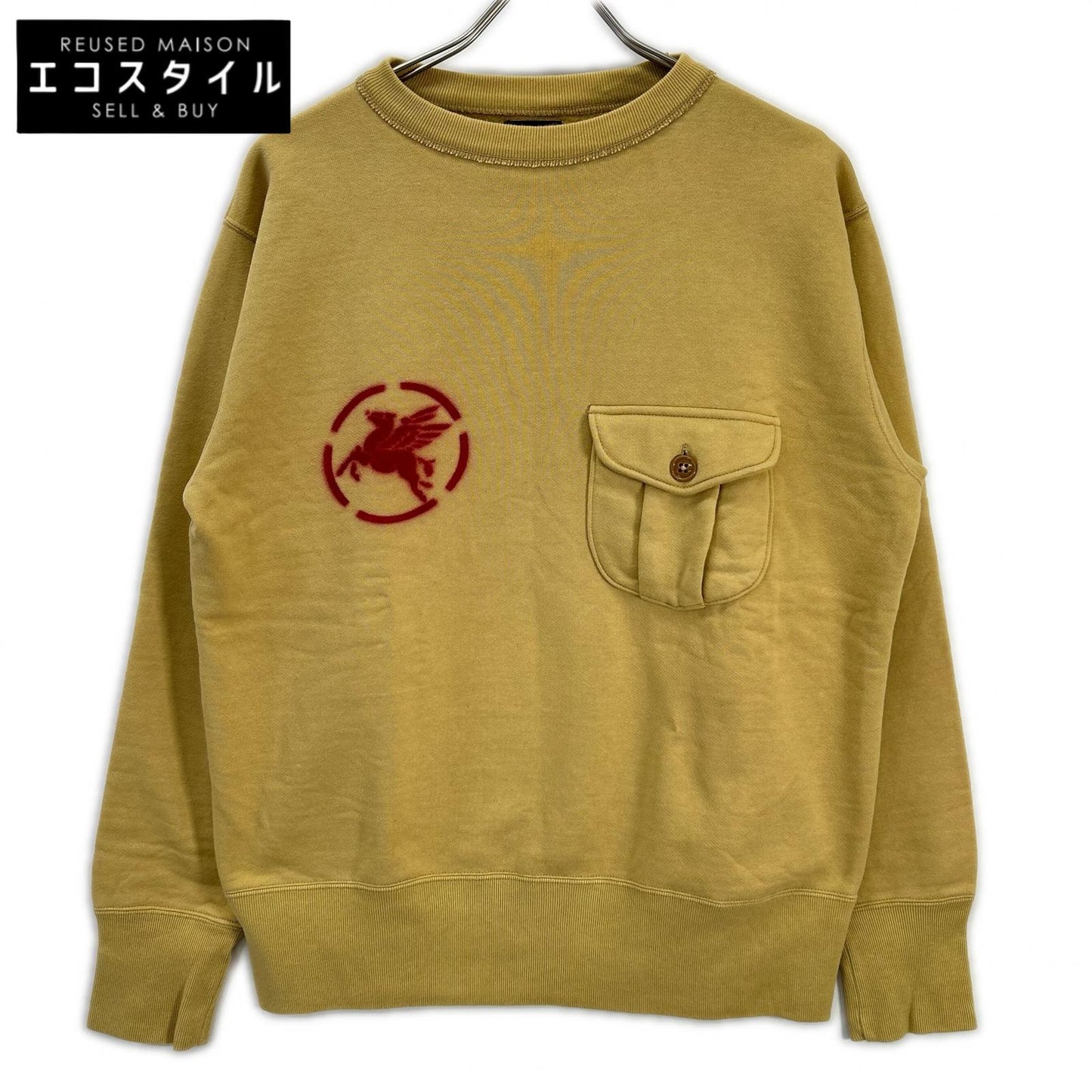 FREEWHEELERS フリーホイーラーズ PUMP JOCKEY ポケット付きスウェットシャツ 2334005 トップス