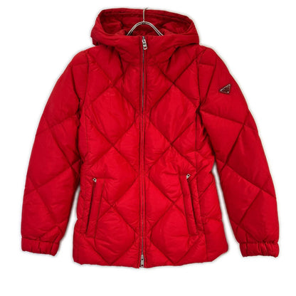 PRADA プラダ 15年 290939 レッド トライアングルロゴ ダウンジャケット ジャケット