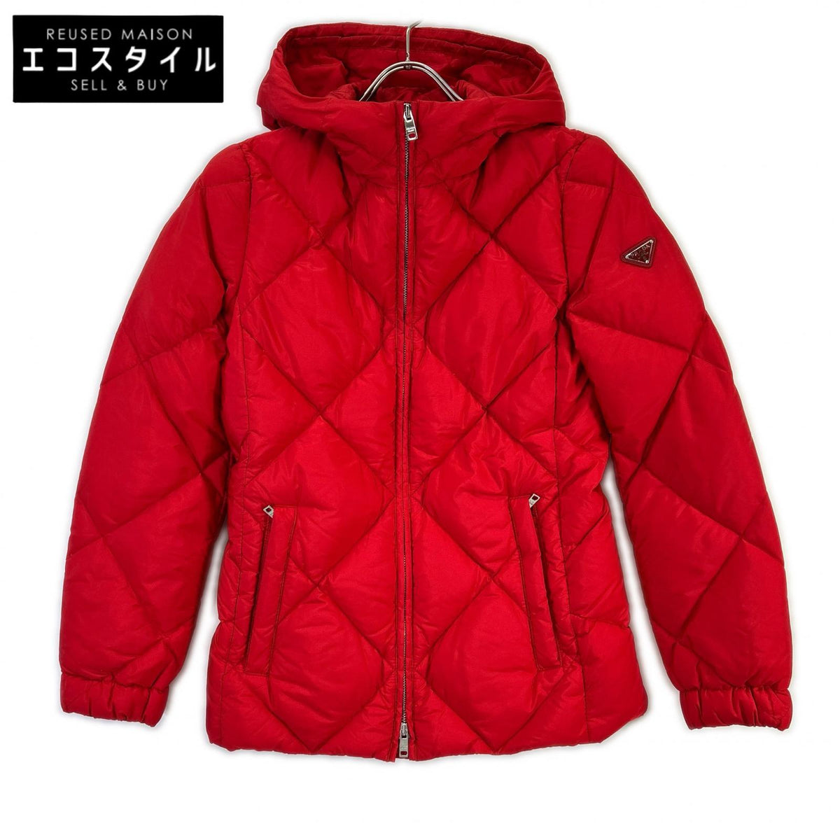 PRADA プラダ 15年 290939 レッド トライアングルロゴ ダウンジャケット ジャケット