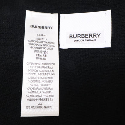 BURBERRY バーバリー 【即決/国内正規】8058054/72F ロゴ カシミヤ/ナイロン ニット帽 帽子