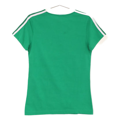 GUCCI グッチ ｘadidas アディダス【国内正規】693636 ロゴプリント Vネック 半袖Tシャツ トップス