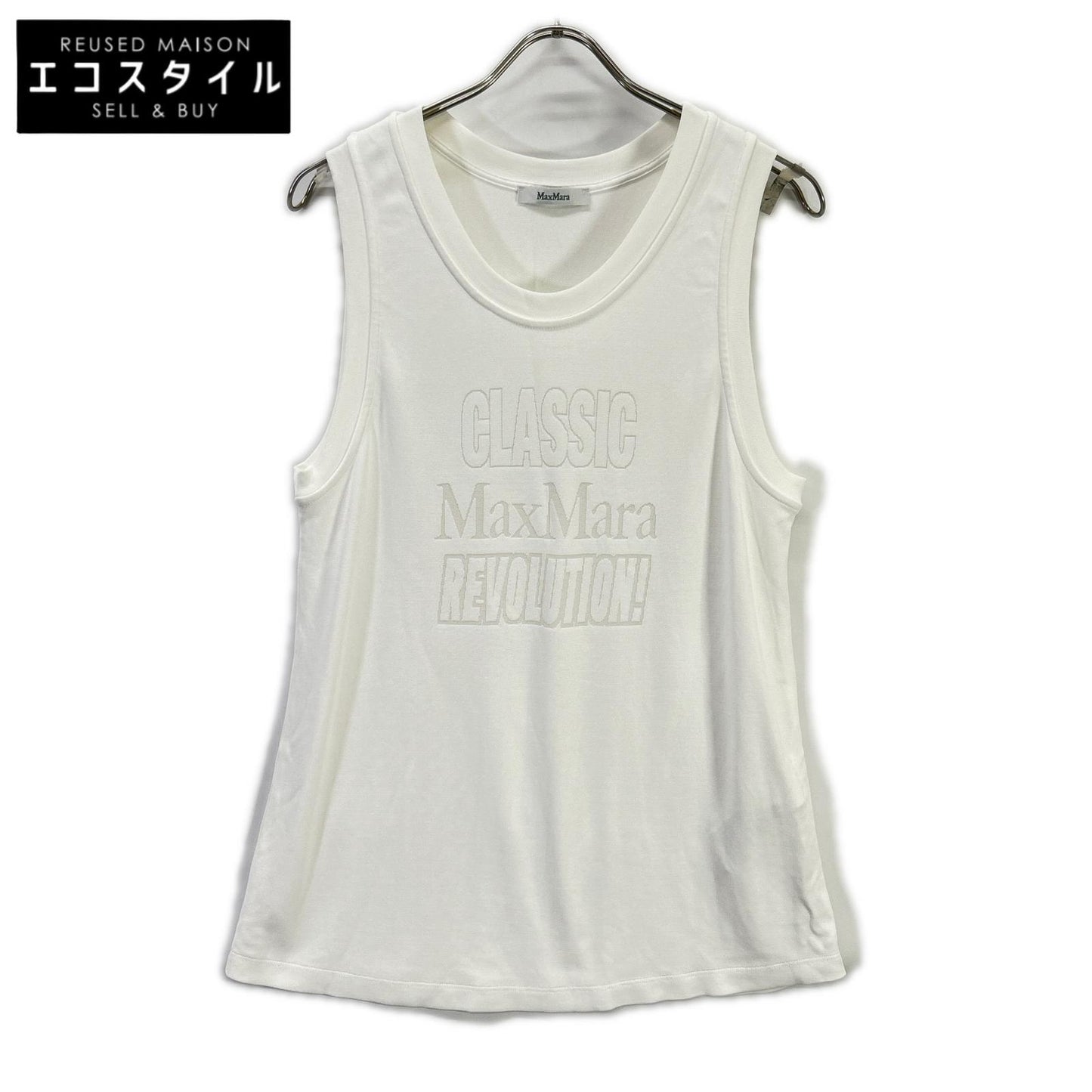 Max Mara Max Mara [Official Domestic Product] 19460529 Women's Opera Jersey Sleeveless T-Shirt