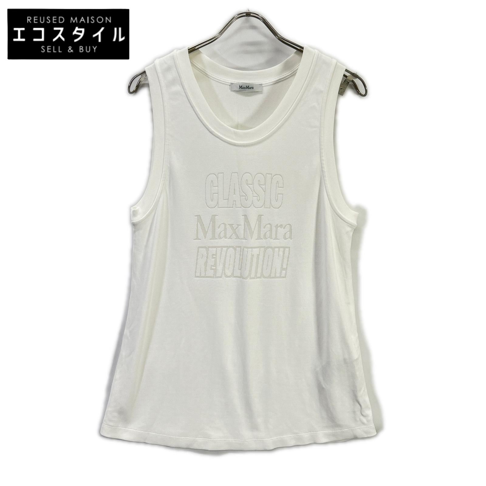 Max Mara Max Mara [Official Domestic Product] 19460529 Women's Opera Jersey Sleeveless T-Shirt
