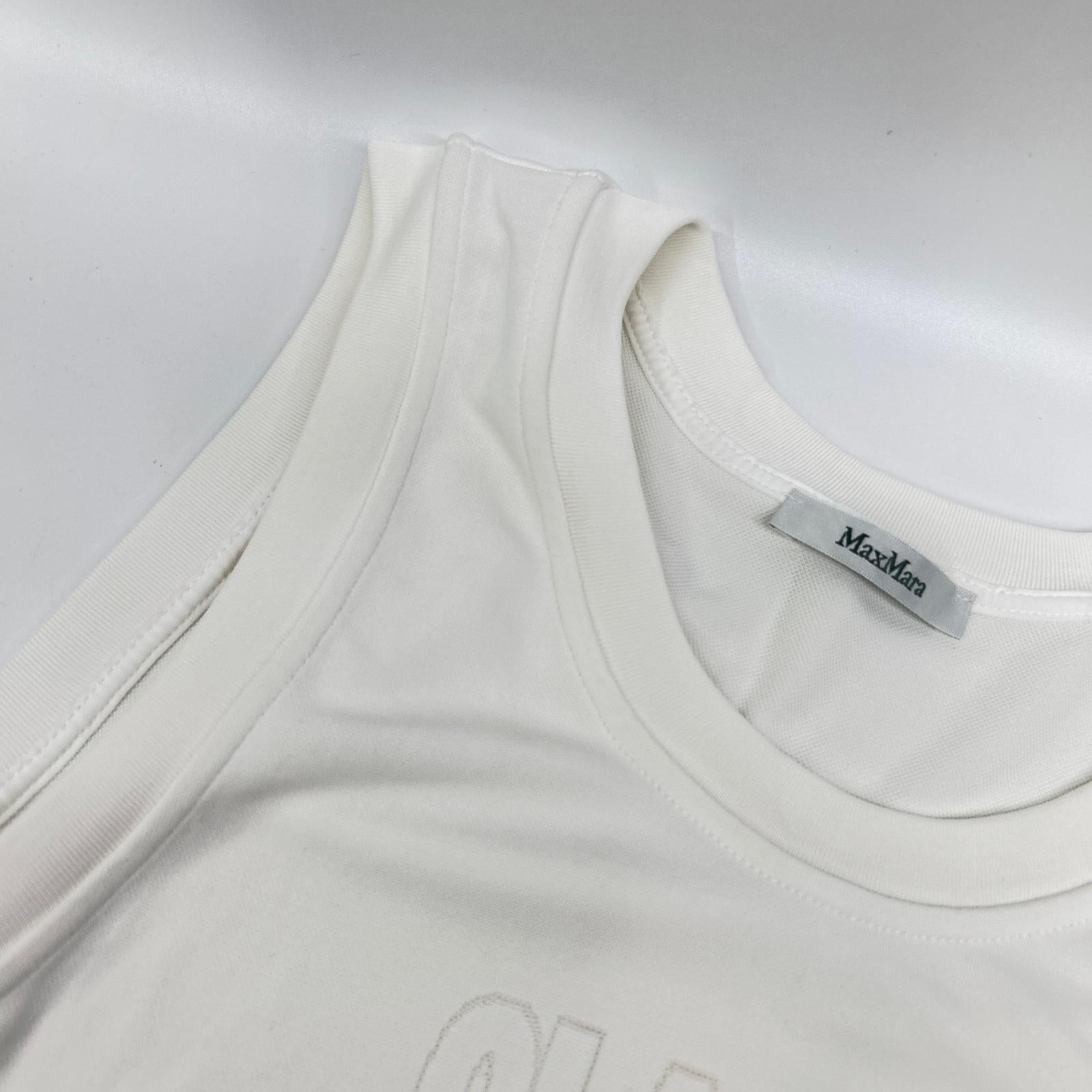 Max Mara Max Mara [Official Domestic Product] 19460529 Women's Opera Jersey Sleeveless T-Shirt