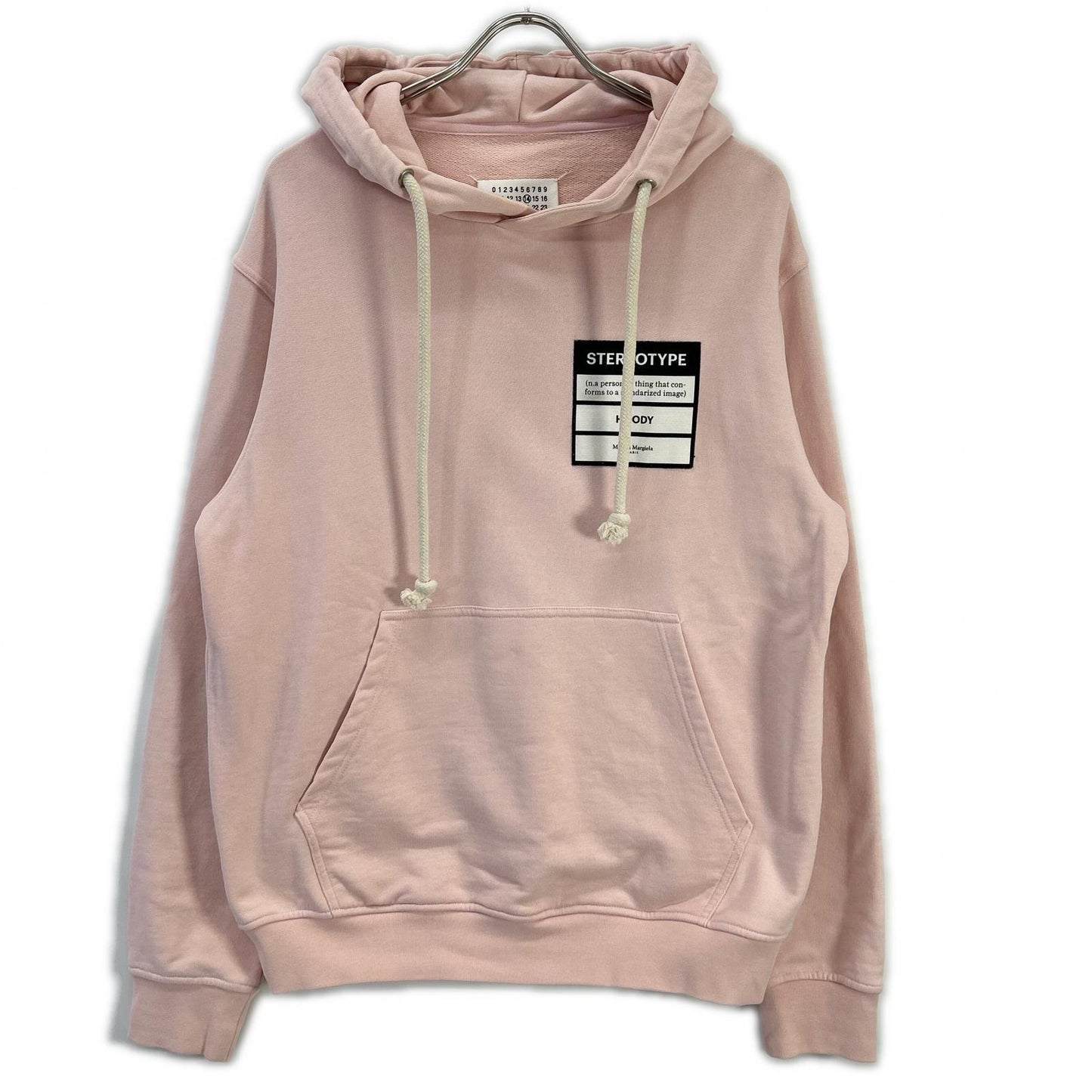 Maison margiela メゾンマルジェラ S50GU0132 19SS ピンク ステレオタイプ パーカー トップス