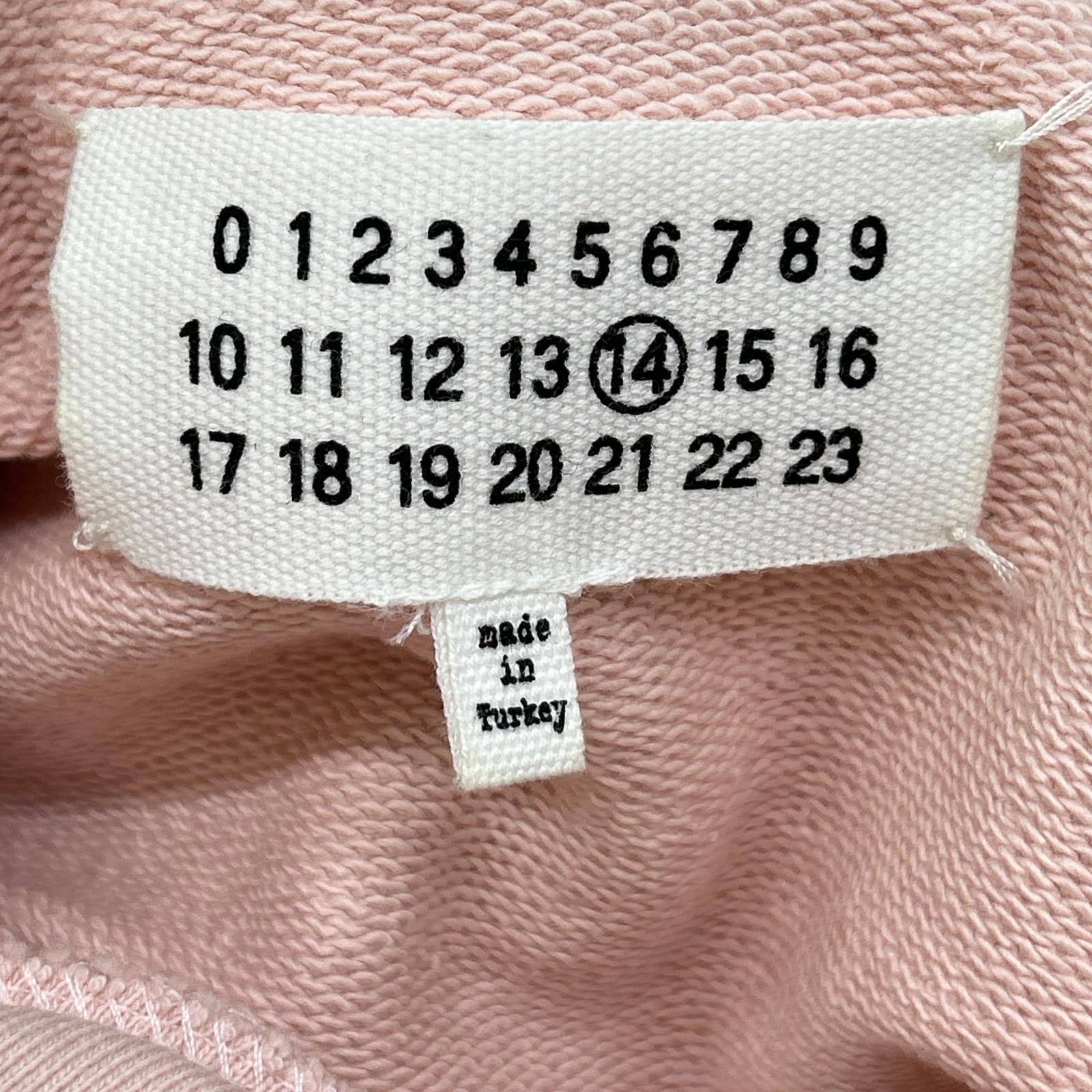 Maison margiela メゾンマルジェラ S50GU0132 19SS ピンク ステレオタイプ パーカー トップス