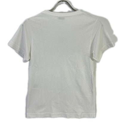 BALENCIAGA バレンシアガ 2018 556110 white logo T-shirt tops