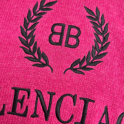 BALENCIAGA バレンシアガ 19年 542618 ピンク カシミヤウール タートルネック セーター トップス