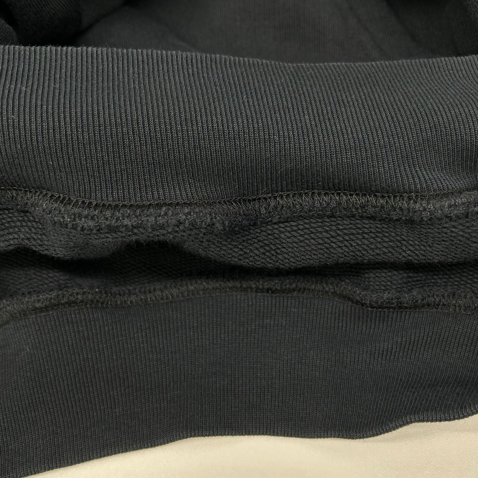 BALENCIAGA バレンシアガ 19年 570792 ブラック BBロゴ プリンテッドフーディー トップス