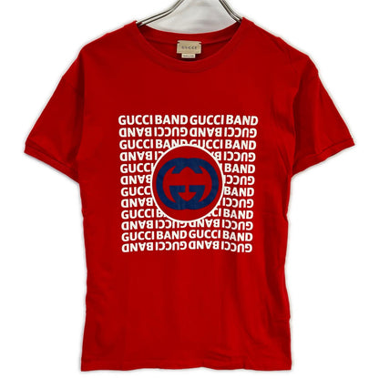 GUCCI グッチ 547865 レッド ロッキングG Tシャツ トップス