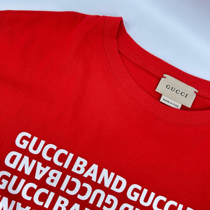 GUCCI グッチ 547865 レッド ロッキングG Tシャツ トップス