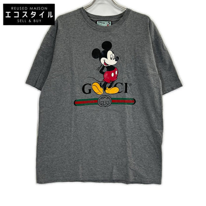 GUCCI グッチ 565806 ×Disny グレー ミッキー Tシャツ トップス