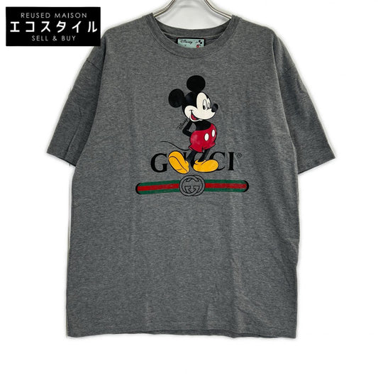 GUCCI グッチ 565806 ×Disny グレー ミッキー Tシャツ トップス