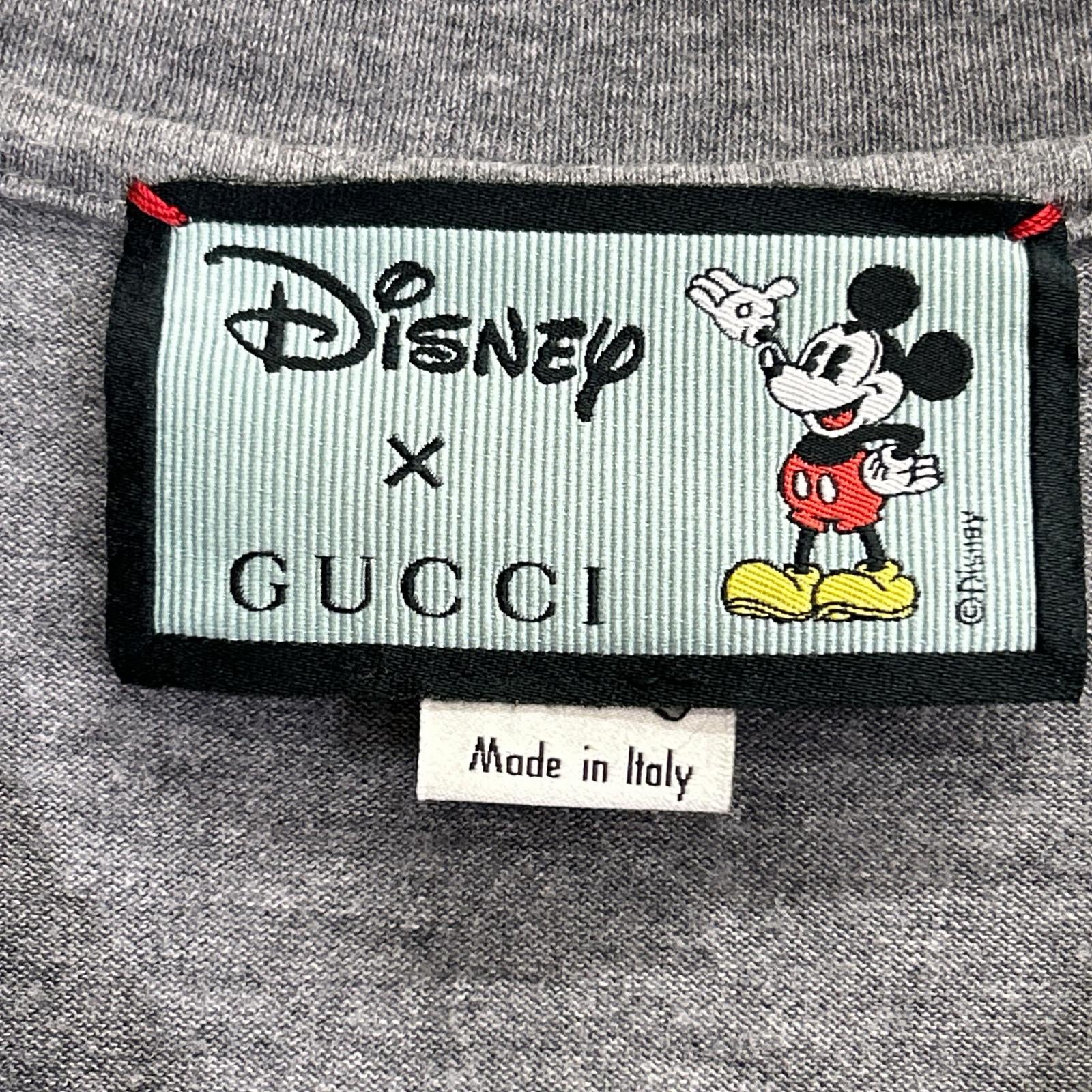 GUCCI グッチ 565806 ×Disny グレー ミッキー Tシャツ トップス