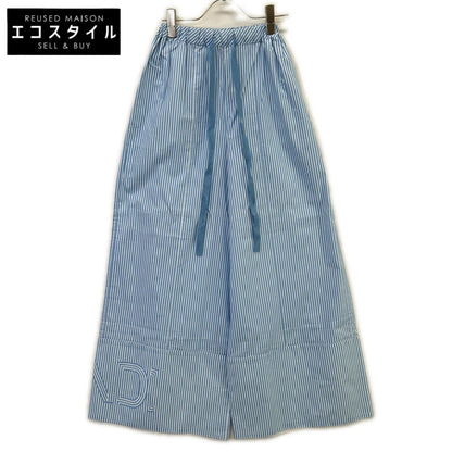 FENDI フェンディ 72G12 ホワイト×ライトブルー ワイドパンツ ボトムス