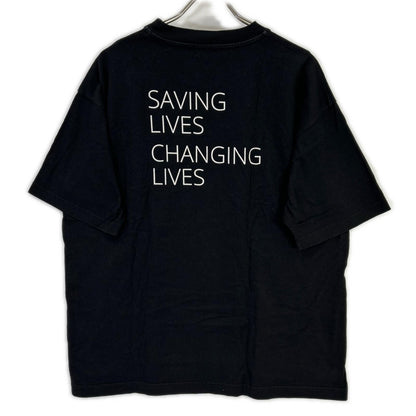 BALENCIAGA バレンシアガ 18年 541784 ブラック WFP プリント Tシャツ トップス