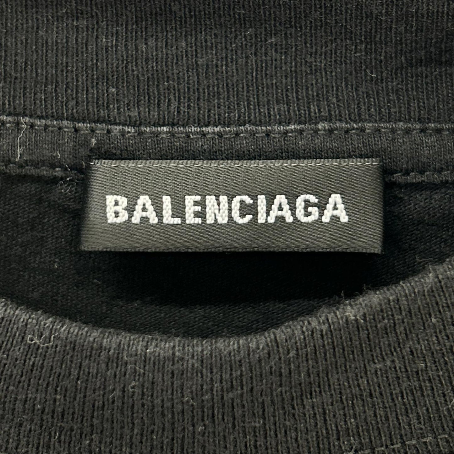 BALENCIAGA バレンシアガ 18年 541784 ブラック WFP プリント Tシャツ トップス