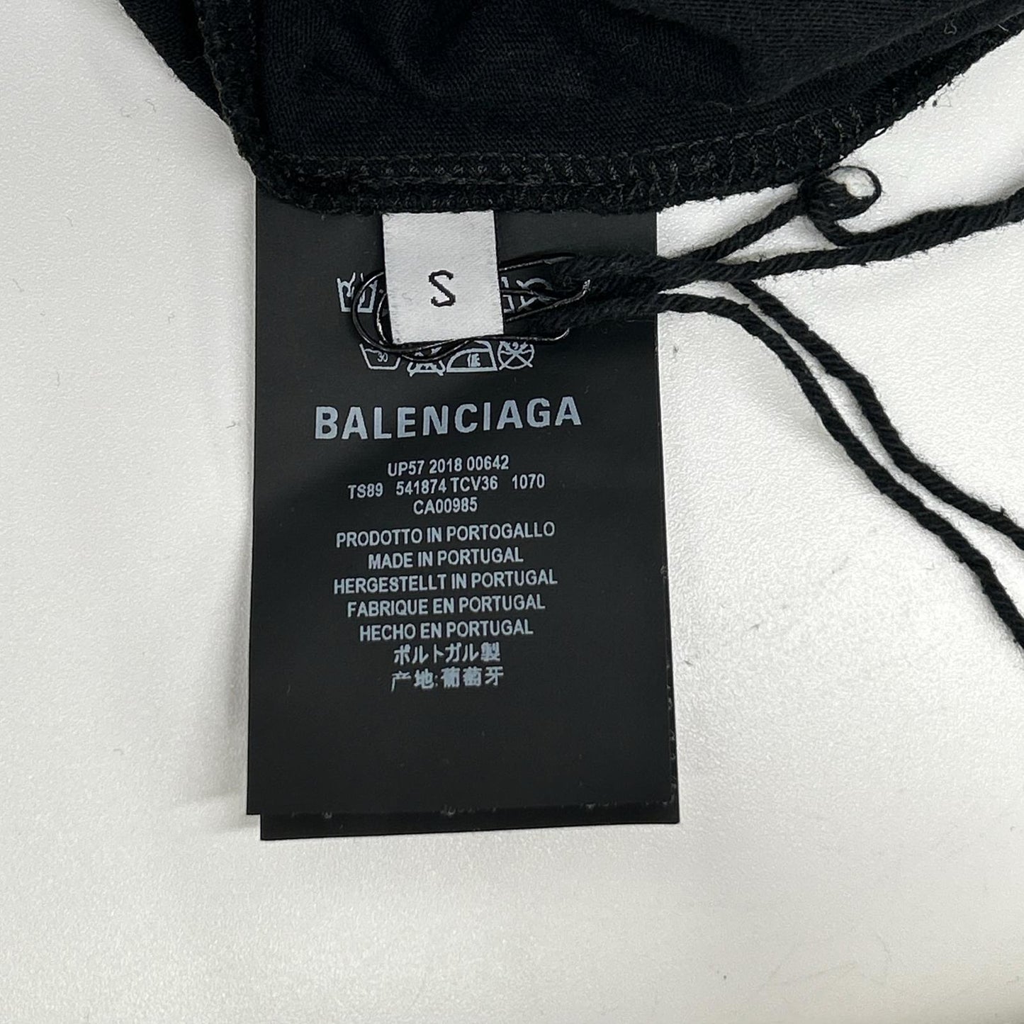 BALENCIAGA バレンシアガ 18年 541784 ブラック WFP プリント Tシャツ トップス