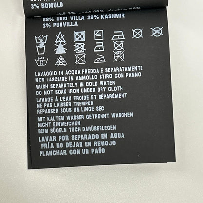 PRADA Prada 22AW P26472 gray cashmere-blend mock-neck knit sweater top