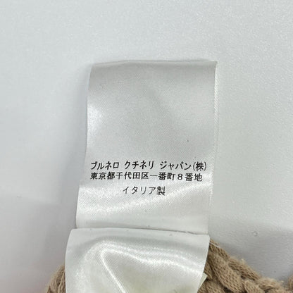 BRUNELLO CUCINELLI ブルネロクチネリ DW5223332 ブラウン ケーブル編み ジップアップ カーディガン トップス