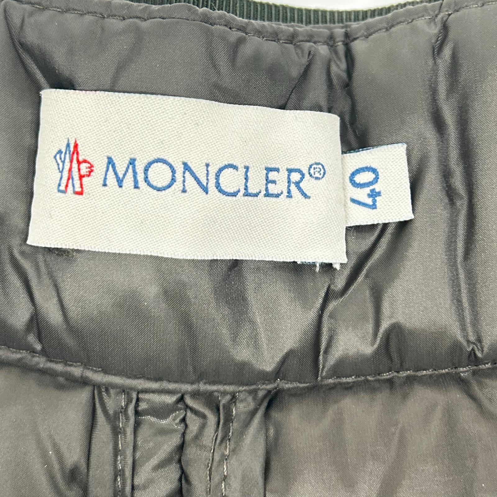 MONCLER モンクレール 15年 カーキ ダウン切り替え ウール ショートパンツ ボトムス