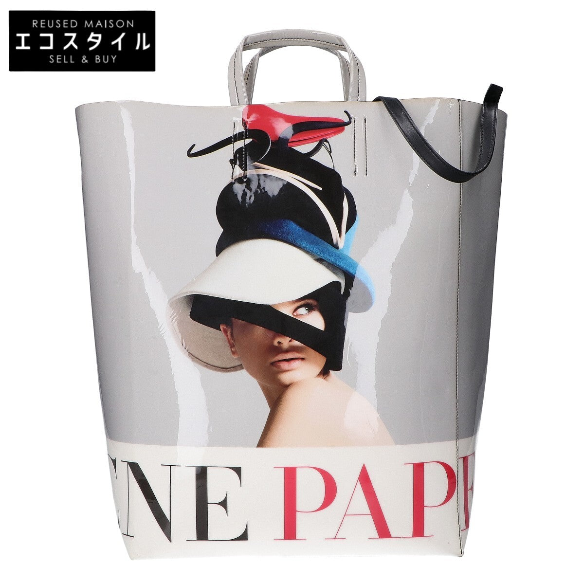 ACNE STUDIOS アクネ ストゥディオズ 19SS BAKER PVC TOTE 2WAYショルダー トートバッグ