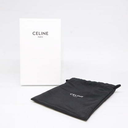CELINE セリーヌ 【新品同様】ラージ ジップウォレット / トリオンフ エンボス加工カーフスキン 長財布（小銭入れあり）