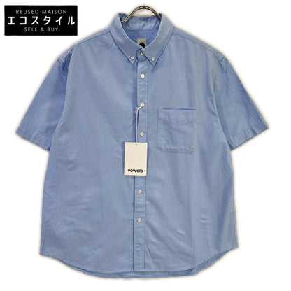 vowels バウルズ 25SS ブルー 半袖シャツ トップス