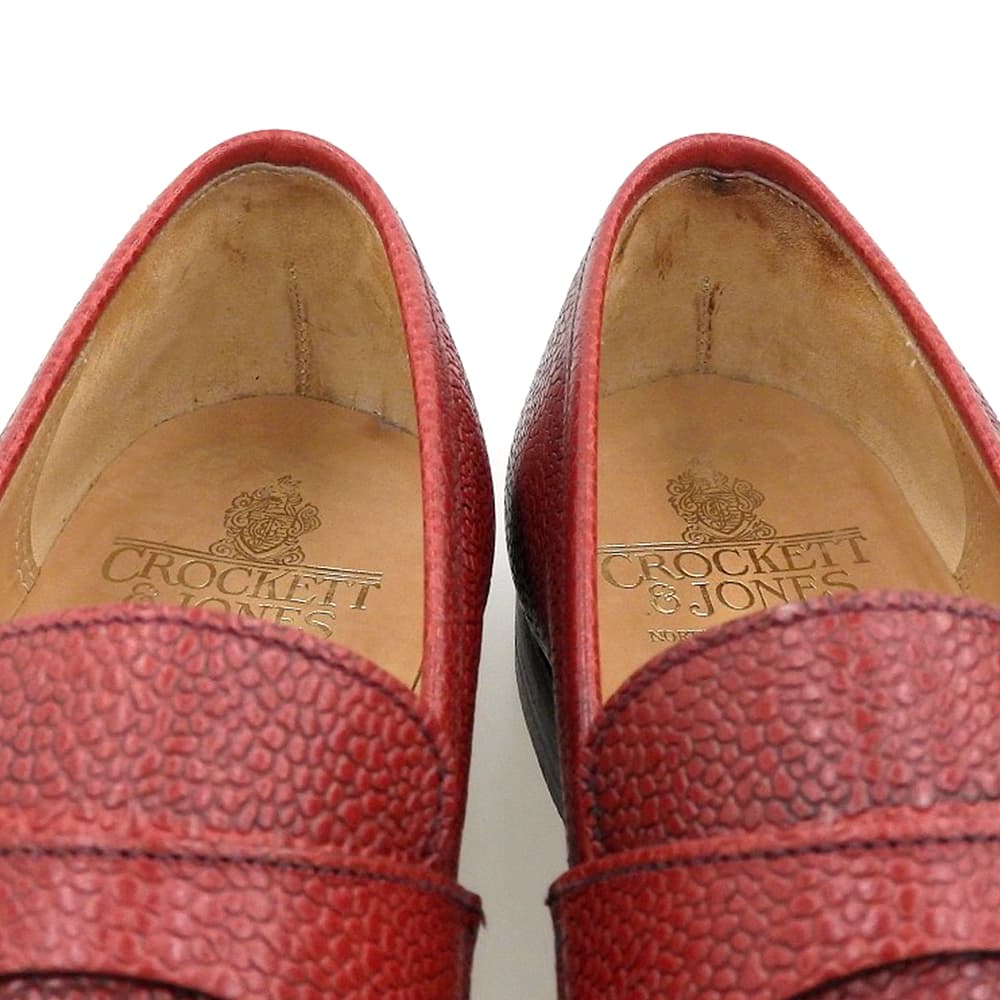 Crockett&Jones Crockett&Jones last 325 HENLEY shoes men's ruby red 8 1/2E 8893 shoes