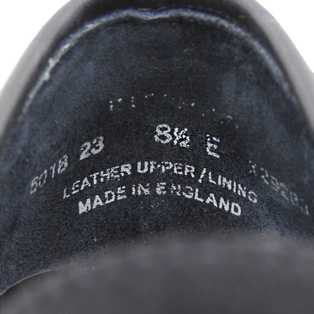 Crockett&Jones Crockett&Jones NAVY SUEDE last 314 RICHMOND penny loafers 8 1/2E 6018 shoes