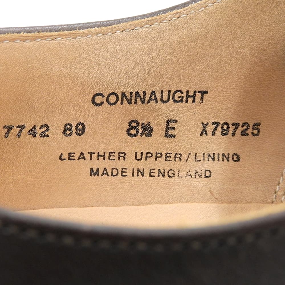 Crockett&Jones Crockett&Jones NAPPA CALF last 236 CONNAUGHT leather shoes dark brown 8 1/2E 7742 shoes