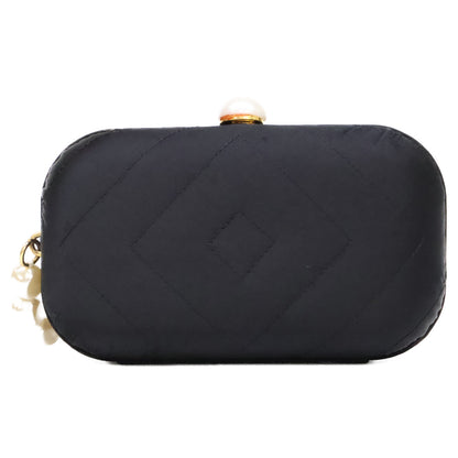 CHANEL シャネル ヴィンテージ パールクリスタルタッセル付き サテンクラッチバッグ セカンドバッグ クラッチバッグ