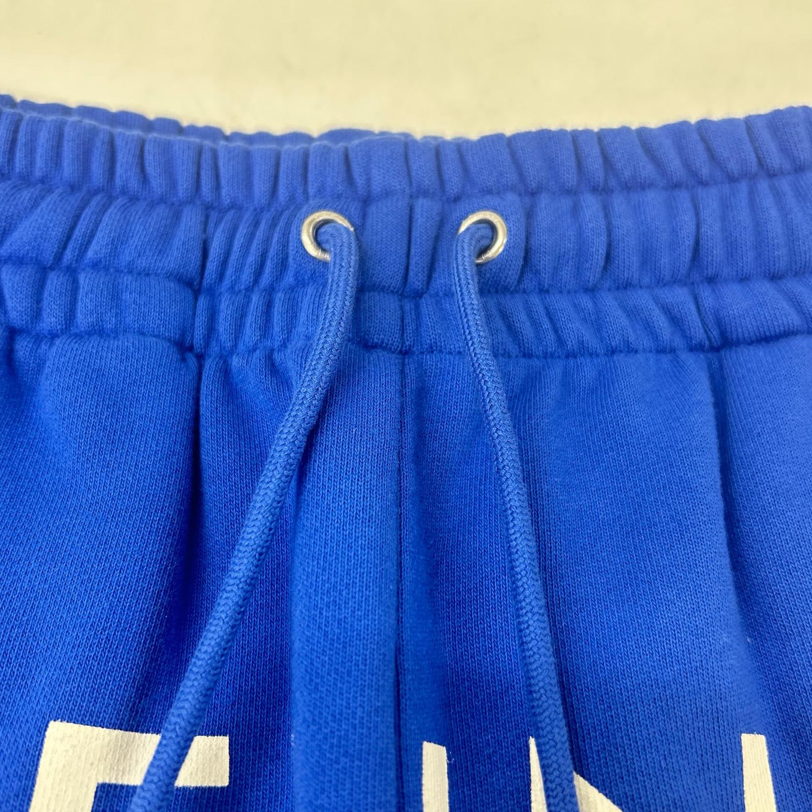 CELINE セリーヌ 21SS 2Z056052H ブルー コットン フロントロゴスウェットパンツ ボトムス