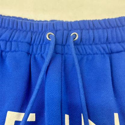 CELINE セリーヌ 21SS 2Z056052H ブルー コットン フロントロゴスウェットパンツ ボトムス