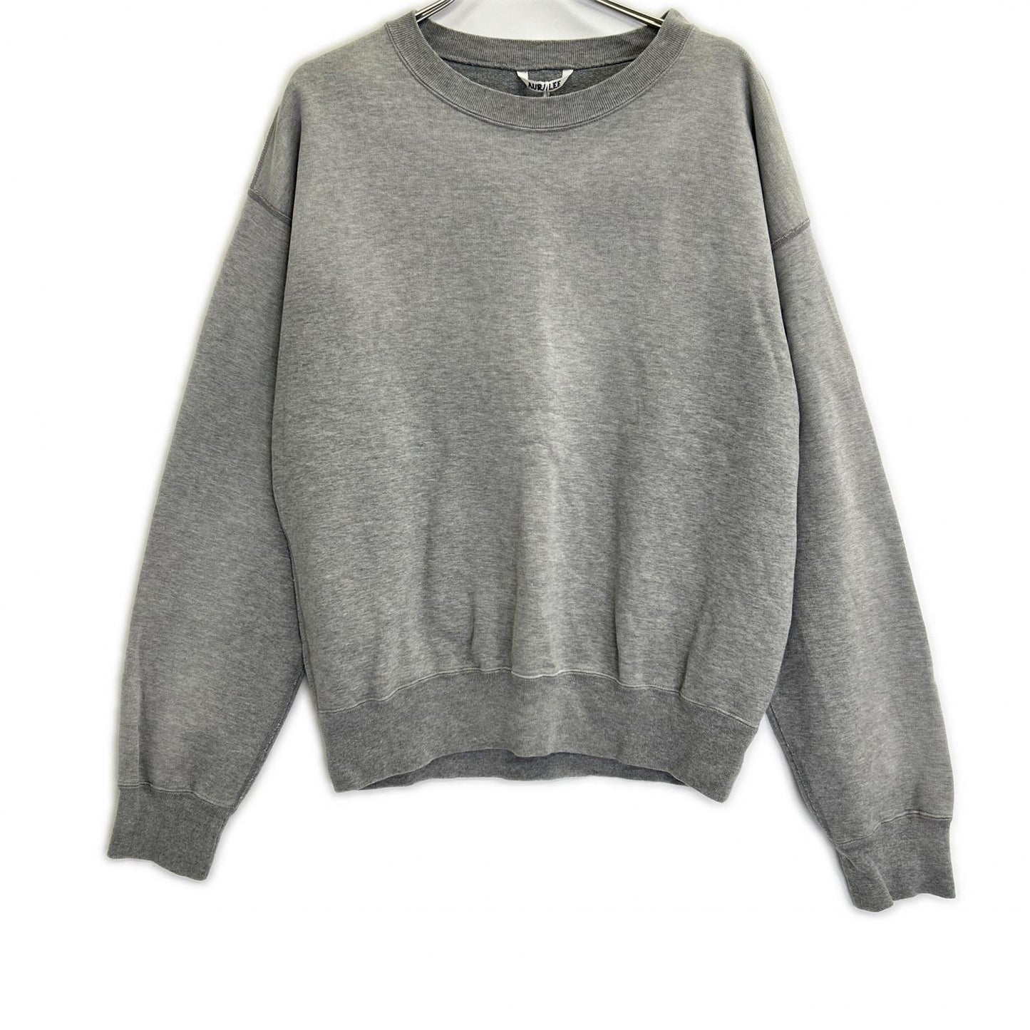AURALEE オーラリー 【美品】A25AP02MS PRODUCT DYED PIMA LIGHT SWEAT P/O クルーネック スウェットシャツ トップス