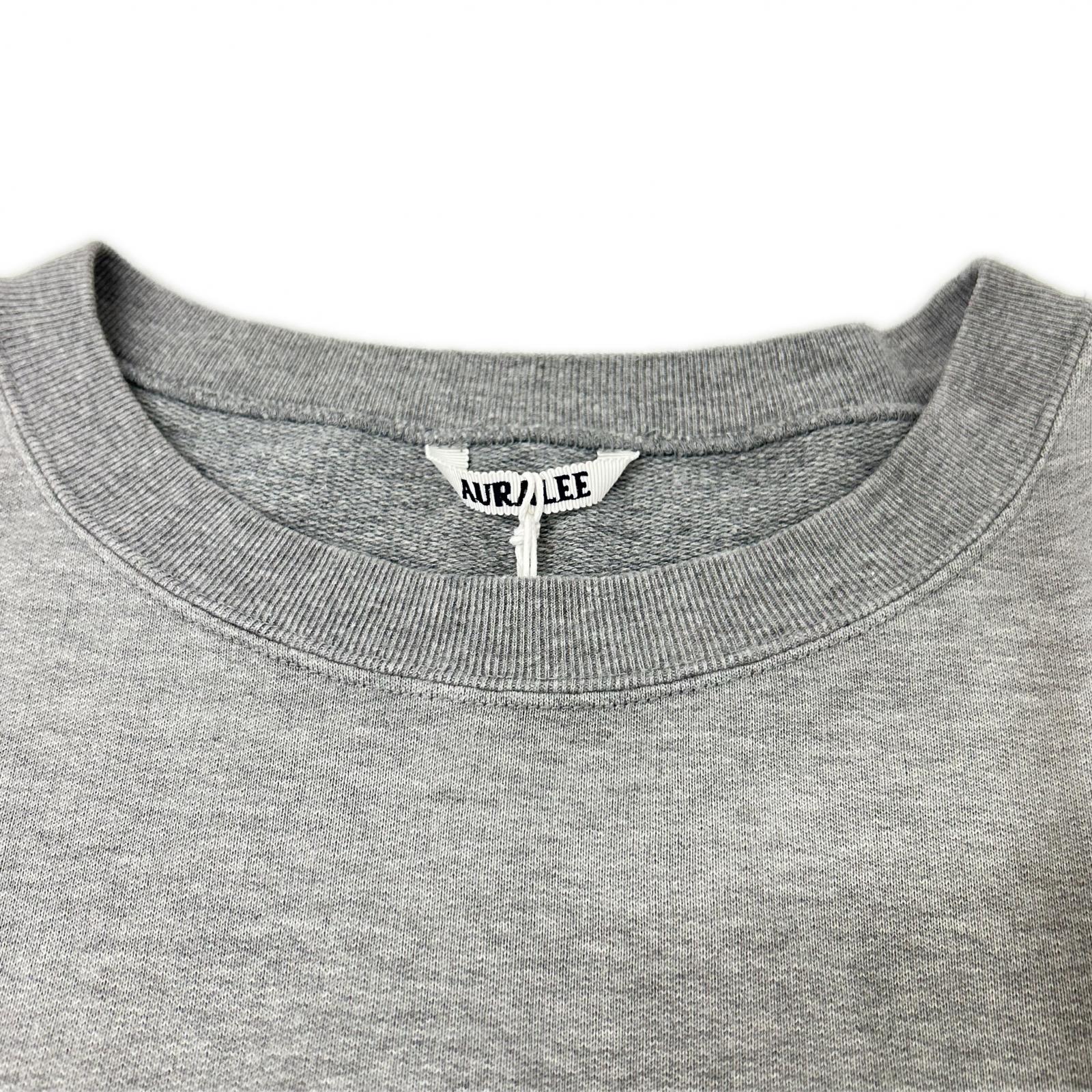 AURALEE オーラリー 【美品】A25AP02MS PRODUCT DYED PIMA LIGHT SWEAT P/O クルーネック スウェットシャツ トップス