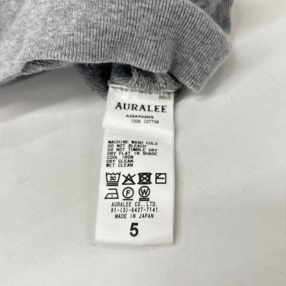 AURALEE オーラリー 【美品】A25AP02MS PRODUCT DYED PIMA LIGHT SWEAT P/O クルーネック スウェットシャツ トップス
