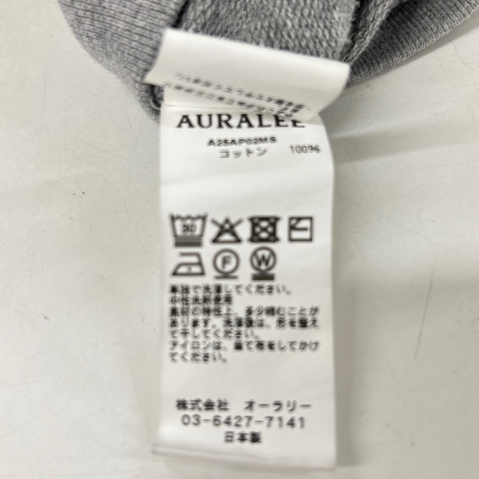 AURALEE オーラリー 【美品】A25AP02MS PRODUCT DYED PIMA LIGHT SWEAT P/O クルーネック スウェットシャツ トップス