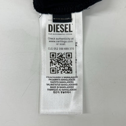 DIESEL ディーゼル ブラック T-JUST-ROCK グラフィック Tシャツ トップス