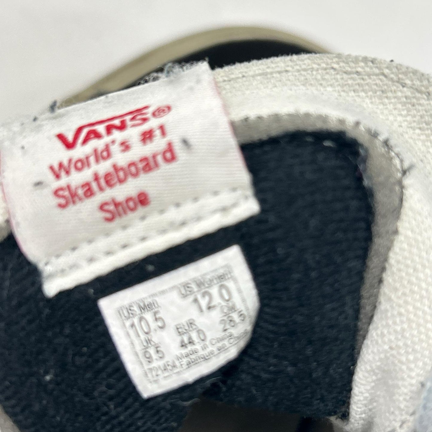 VANS VAULT バンズ ボルト ｘBianca Chandon 721454 Sk8-Hi ヴィンテージ加工 ハイカットスニーカー シューズ