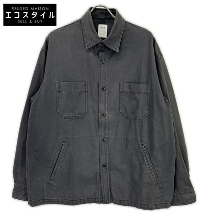 RHC アールエイチシー 3420700144 グレー オーガニック コットン ダック 長袖シャツ ジャケット