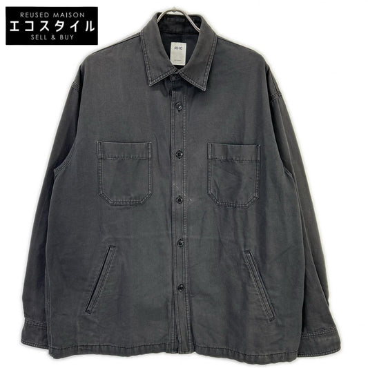 RHC アールエイチシー 3420700144 グレー オーガニック コットン ダック 長袖シャツ ジャケット