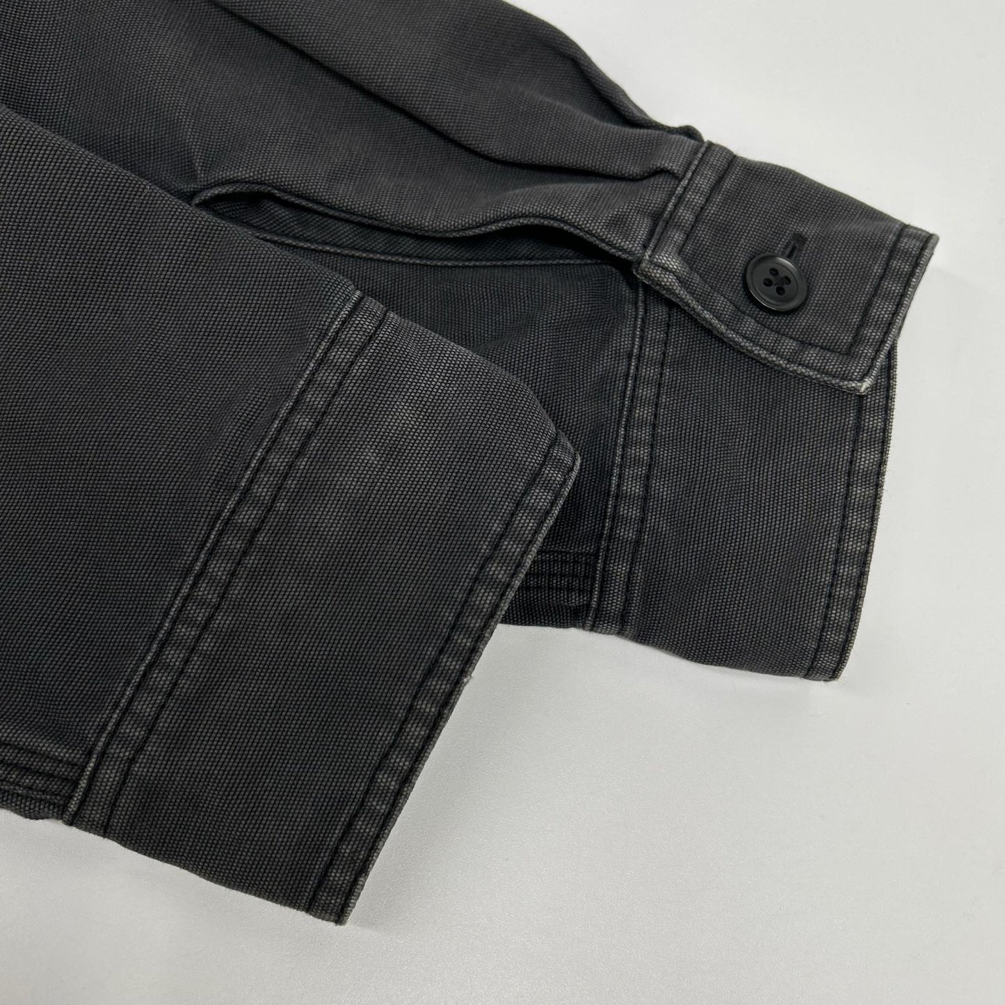 RHC アールエイチシー 3420700144 グレー オーガニック コットン ダック 長袖シャツ ジャケット